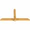 Ekena Millwork Eugene Rough Sawn Timber Gable Bracket, Western Red Cedar, 84"W x 45"H x 4"D x 6"F, 13/12 Pitch GBW084X45X0406EUG00RWR - alternate 3